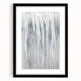 Minimalist Abstract Painting - White & Gray Modern Wall Art