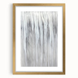 Minimalist Abstract Painting - White & Gray Modern Wall Art