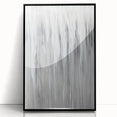 Minimalist Abstract Painting - White & Gray Modern Wall Art