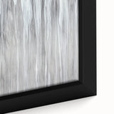 Minimalist Abstract Painting - White & Gray Modern Wall Art