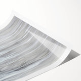 Minimalist Abstract Painting - White & Gray Modern Wall Art