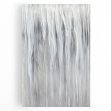 Minimalist Abstract Painting - White & Gray Modern Wall Art