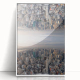 Metropolitan Photography Art - Surreal City Skyline Print