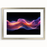 Celestial Drift – Fluid Abstract Wall Art with Fiery Motion