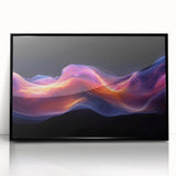 Celestial Drift – Fluid Abstract Wall Art with Fiery Motion
