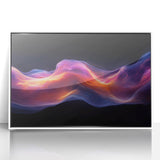 Celestial Drift – Fluid Abstract Wall Art with Fiery Motion