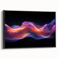Celestial Drift – Fluid Abstract Wall Art with Fiery Motion