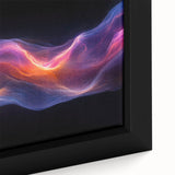 Celestial Drift – Fluid Abstract Wall Art with Fiery Motion