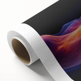 Celestial Drift – Fluid Abstract Wall Art with Fiery Motion