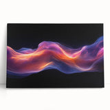 Celestial Drift – Fluid Abstract Wall Art with Fiery Motion