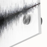 Black and White Abstract Landscape Art - Modern Minimalist Print