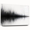 Black and White Abstract Landscape Art - Modern Minimalist Print