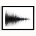 Black and White Abstract Landscape Art - Modern Minimalist Print
