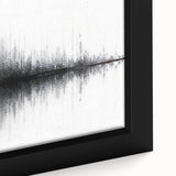 Black and White Abstract Landscape Art - Modern Minimalist Print