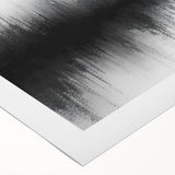 Black and White Abstract Landscape Art - Modern Minimalist Print