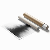 Black and White Abstract Landscape Art - Modern Minimalist Print