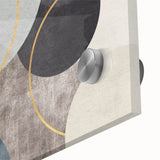 Minimalist Earthen Harmony Abstract  - Wall Art in Neutral Tones