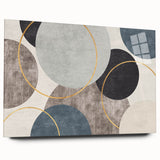Minimalist Earthen Harmony Abstract  - Wall Art in Neutral Tones