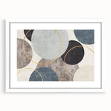 Minimalist Earthen Harmony Abstract  - Wall Art in Neutral Tones