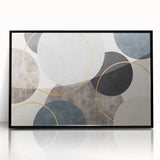 Minimalist Earthen Harmony Abstract  - Wall Art in Neutral Tones