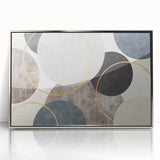 Minimalist Earthen Harmony Abstract  - Wall Art in Neutral Tones