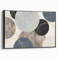 Minimalist Earthen Harmony Abstract  - Wall Art in Neutral Tones