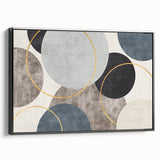 Minimalist Earthen Harmony Abstract  - Wall Art in Neutral Tones