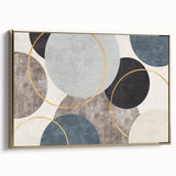Minimalist Earthen Harmony Abstract  - Wall Art in Neutral Tones