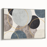 Minimalist Earthen Harmony Abstract  - Wall Art in Neutral Tones