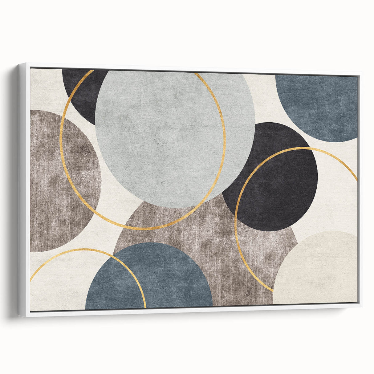 Minimalist Earthen Harmony Abstract  - Wall Art in Neutral Tones