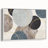 Minimalist Earthen Harmony Abstract  - Wall Art in Neutral Tones