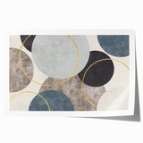 Minimalist Earthen Harmony Abstract  - Wall Art in Neutral Tones