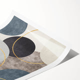 Minimalist Earthen Harmony Abstract  - Wall Art in Neutral Tones