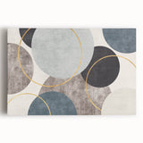 Minimalist Earthen Harmony Abstract  - Wall Art in Neutral Tones