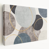 Minimalist Earthen Harmony Abstract  - Wall Art in Neutral Tones