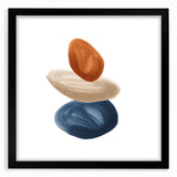 Modern Geometric Wall Decor – Minimalist Abstract Stacked Shape Print