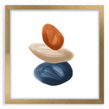 Modern Geometric Wall Decor – Minimalist Abstract Stacked Shape Print