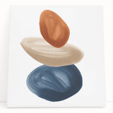 Modern Geometric Wall Decor – Minimalist Abstract Stacked Shape Print