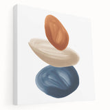 Modern Geometric Wall Decor – Minimalist Abstract Stacked Shape Print