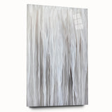 Contemporary Canvas Prints - Soft White & Gray Abstract Art