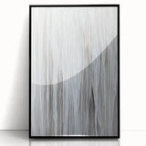 Contemporary Canvas Prints - Soft White & Gray Abstract Art