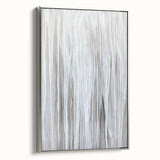Contemporary Canvas Prints - Soft White & Gray Abstract Art