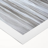 Contemporary Canvas Prints - Soft White & Gray Abstract Art