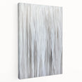 Contemporary Canvas Prints - Soft White & Gray Abstract Art
