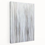 Contemporary Canvas Prints - Soft White & Gray Abstract Art