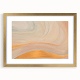 Peaceful Scenery Framed Art – Elegant Abstract Landscape Print