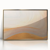 Peaceful Scenery Framed Art – Elegant Abstract Landscape Print
