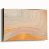 Peaceful Scenery Framed Art – Elegant Abstract Landscape Print
