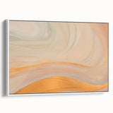 Peaceful Scenery Framed Art – Elegant Abstract Landscape Print