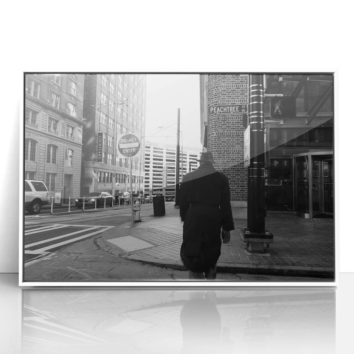 Cityscape Photography Prints - Noir Urban Street Wall Art